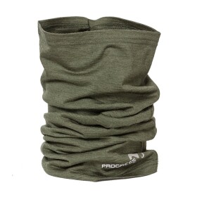 Progress merino nákrčník MW TUBE khaki melír