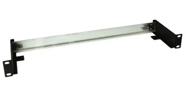 Solarix RAIL-1U-DIN černá / DIN lišta / do 19" rozvaděče / 1U / RAL 9005 (80138323)