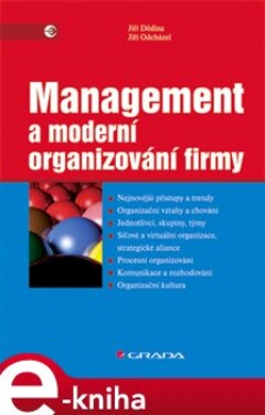 Management a moderní organizování firmy - Jiří Dědina, Jiří Odcházel e-kniha