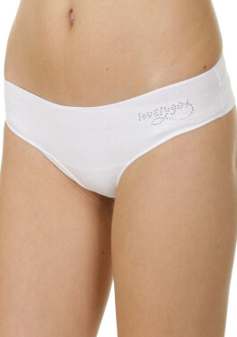 Bavlněná tanga Lovelygirl 6006 Bílá XL