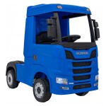 Mamido Elektrický kamion Scania R-SERIE 4x4 modrý