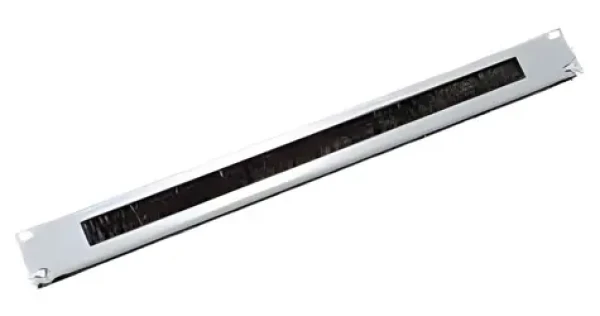 Triton RAC-ZP-X03-A2 šedá / Průchozí panel / 1U / s kartáčem (RAC-ZP-X03-A2)