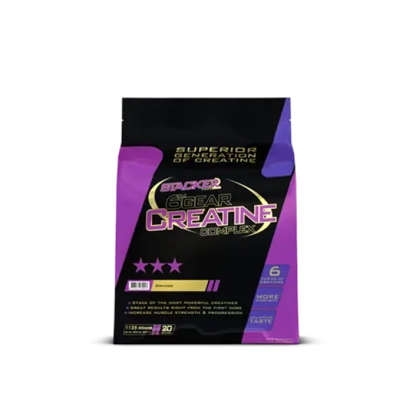 6th Gear Creatine Complex - Stacker2 (pomeranč, 1135 g) (43879-1-orange-1135g)