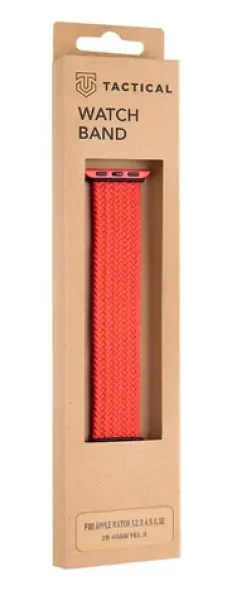 Tactical 763 Pletený Převlékací Řemínek pro Watch 38 40mm vel. S červená (8596311138263)