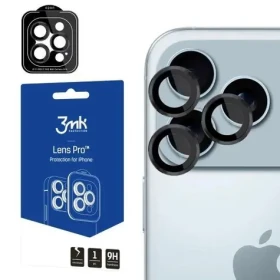 3mk Lens Protection Pro sklo na fotoaparát pro Apple iPhone 17 Pro /17 Pro Max Black (5903108664226)