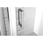 MEREO - Sprchový kout, Lima, čtverec, 100x100x190 cm, chrom ALU, sklo Čiré, dveře lítací CK86533K