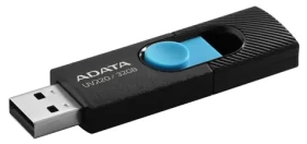 ADATA UV220 32GB černo-modrá / Flash Disk / USB 2.0 (AUV220-32G-RBKBL)