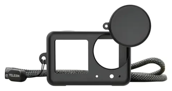 Telesin S6-PTC-011-TDJ / Silikonové pouzdro / DJI Osmo Action 5 Pro, 4, 3 / se šňůrkou na zápěstí (S6-PTC-011-TDJ)