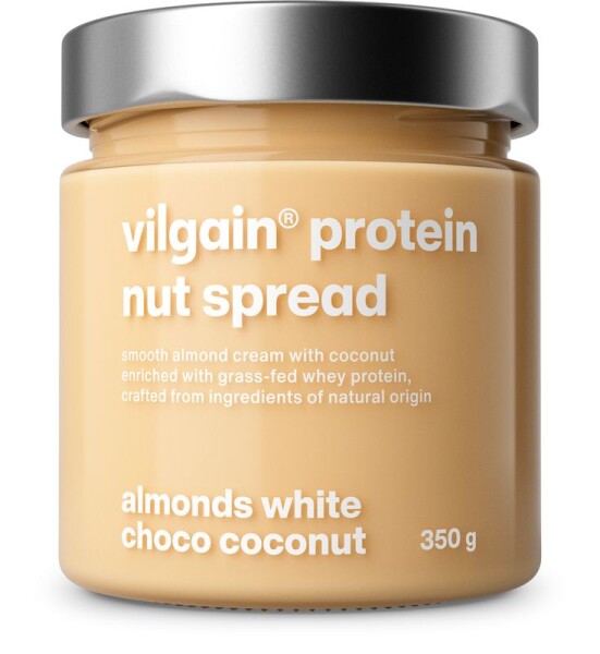 Vilgain Cheat Spread – mandle s bílou čokoládou a kokosem 350 g