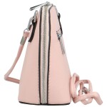 Stylová dámská crossbody kabelka Delami Petite Muse, růžová