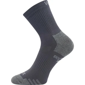 VOXX Ponožky sportovní z BIO bavlny BOAZ tmavě šedé (3 páry) 35-38 120134
