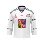 Dres české hokejové reprezentace 2024/2025 CCM PRO Authentic - bílý Velikost: golmanský M