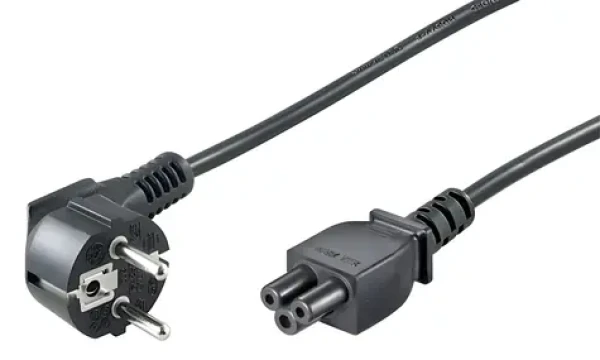MicroConnect Power Cord CEE 7/7 - C5 černá / Napájecí kabel / 1,2 m / 250 V / 2,5 A (PE010812)