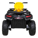 Mamido Dětská elektrická čtyřkolka XT-Speed 4x80W 24V žlutá