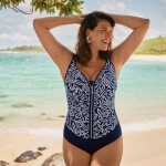 Style Tarja jednodílné plavky 7474 marine-bílá - Anita Classix 345 marine-bílá 38C