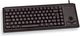 CHERRY G84-4400LPBDE-2 černá / Klávesnice s trackballem / drátová / USB / DE layout (G84-4400LPBDE-2)