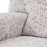 Bielastické potahy VITTORIA smetanová relaxační křeslo (š. 70 - 90 cm)