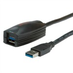 Delock USB 2.0 prodlužovací kabel plochý zahnutý [1x USB 2.0 zástrčka A - 1x USB 2.0 zásuvka A] 1.00 m černá oboustranně zapoji