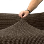 Super strečové potahy NIAGARA tabáková trojkřeslo (š. 180 - 230 cm)