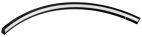 SAPHO - MOON LED svítidlo 6,5W, 230V, 431x12x22, R300, černá mat SL-2211/60MB