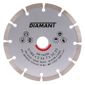 LEVIOR 21115 Kotouč diamantový, segmentový, 150mm, 22,2mm