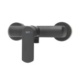 Sprchová baterie SAT Feel bez sprchového setu 150 mm černá matná SATBSFEEL268C SATBSFEEL268C