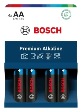 Bosch LR6PA4B/00 Premium Alkaline / Alkalická baterie / AA / 4 ks (8594162800049)