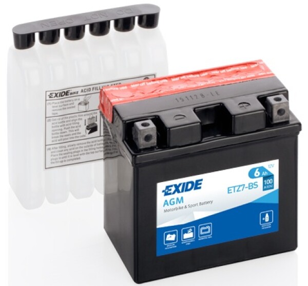 Baterie Exide YTZ7S na Yamaha Raptor 250