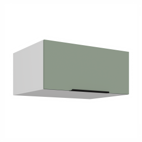 Horní skříňka Aria 80 NAGU-36 1F Barva korpusu: Bílá, Barva dvířek: SA - Aquamarine AFM