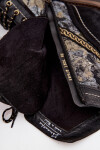 Dámské kotníkové boty z pravé kůže Maciejka 07097-01 Černo-zlaté 41