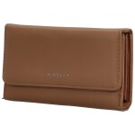 Stylová dámská koženková peněženka MaxFly Ennio, hnědá