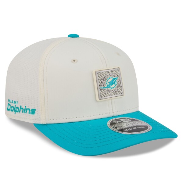 New Era Pánská kšiltovka Miami Dolphins NFL 2026 Training Camp 9SEVENTY Stretch-Snap Aqua