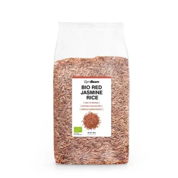 BIO Jasmínová rýže červená (neloupaná) – GymBeam (500 g) (107326-1-500g)