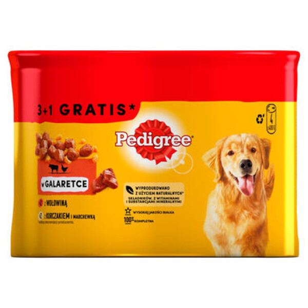 Pedigree Adult 3+1 PACK 4 x 400 g vlhké v želé