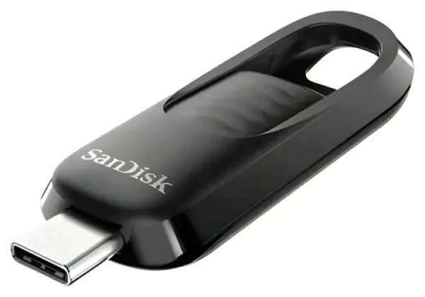 SanDisk Ultra Slider 32 GB / Flash disk / USB-C / USB 3.2 Gen 1 / zasunovací konektor (SDCZ480-032G-G46)