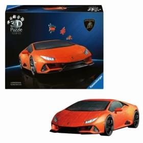 Ravensburger 3D Puzzle Iconics: Lamborghini Huracán Evo oranžové