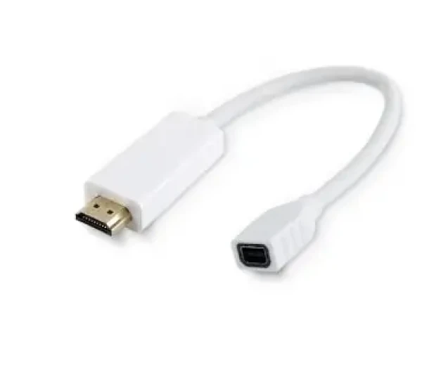 MicroConnect Adaptér HDMI (M) - miniDP (F) 0.1m bílá (HDMMDP)
