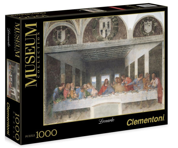 Puzzle Leonardo da Vinci: Poslední večeře 1000 dílků - Clementoni