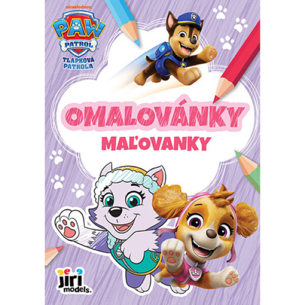 Tlapková patrola - Omalovánky A5 holky