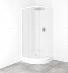 SAT - Set sprchového koutu a vaničky, čtvrtkruh 90x90 cm Multi Basic SIKOBKMUS90CH0 SIKOBKMUS90CH0