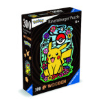 Dřevěné puzzle Pikachu