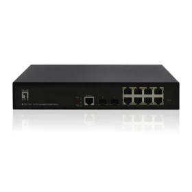 LevelOne GEL-1061 / Switch / 8x Gigabit RJ45 / 2x SFP / Managed L2 / 19" (GEL-1061)
