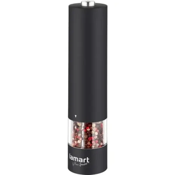 Lamart Ruber Mlýnek na koření elektrický černá / pepř.sůl / nerez (8590669199679)
