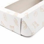 Dortisimo Obdélníková krabice s okénkem bílá (35 x 12 x 6,5 cm)