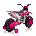 Mamido Dětská elektrická motorka XMX616 růžová | EVA kola | 12V 7Ah