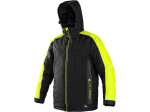 CXS BRIGHTON Pánská bunda zimní - černo/žlutá 4XL 121007880298