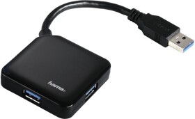 Hama USB 3.0 hub 4-portový černá (12190-H)