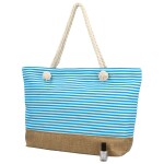 Módní plážová kabelka přes rameno Walura, světle modrá