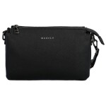 Trendy koženková dámská crossbody kabelka Carisa, černá
