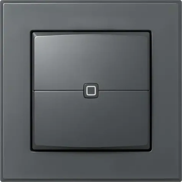 Homematic IP HmIP-WRC2-A-2 antracit / Nástěnný dálkový ovladač / 2 tlačítka / IP20 / 868 MHz (161869A0)